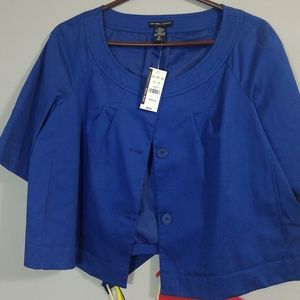 New York and Company Jackie O Swing Jacket - Blue